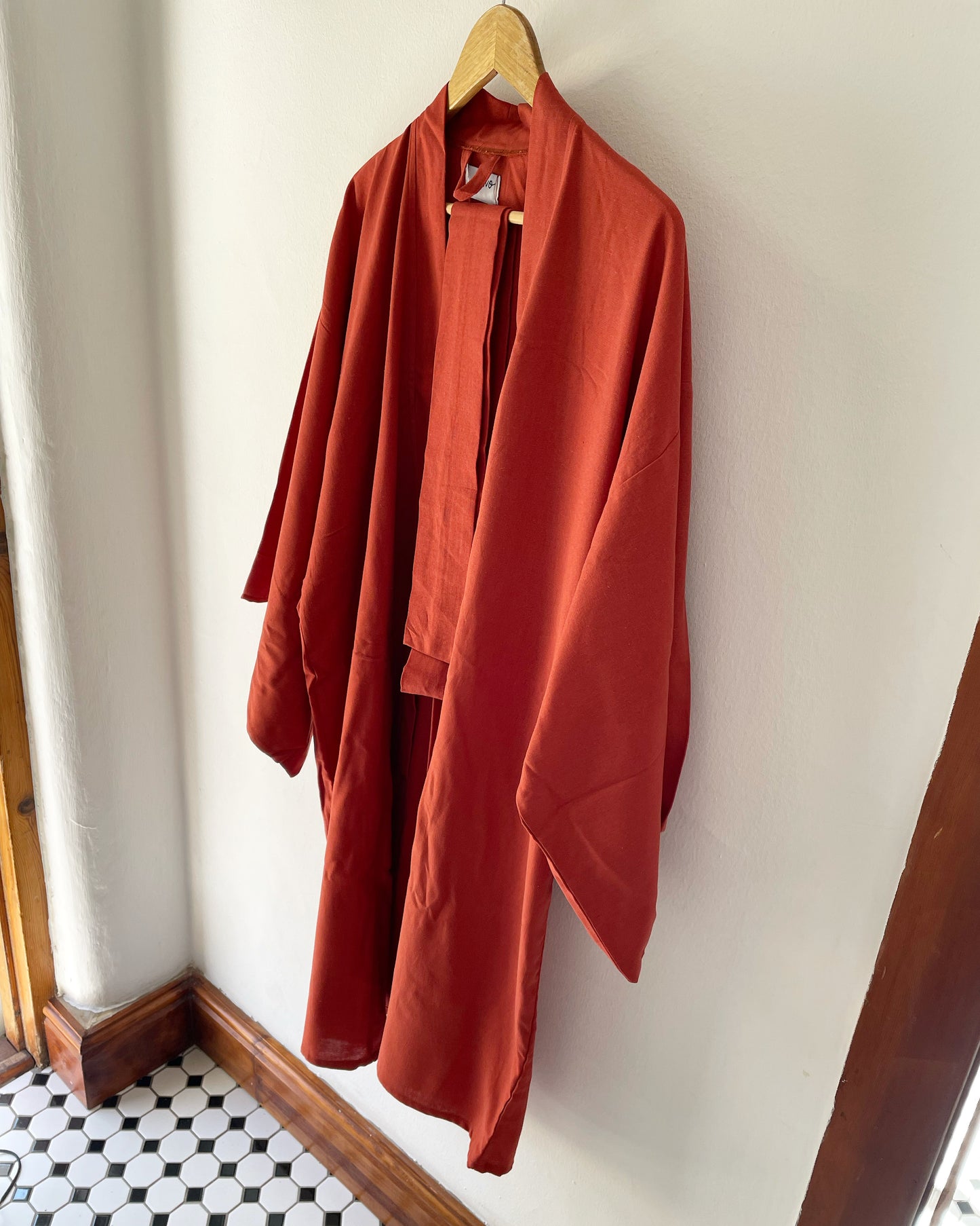 Terracotta Linen Blend Kimono