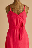 Cerise Wrap Dress