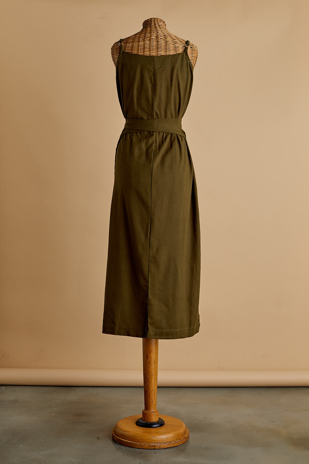 Olive Wrap Dress