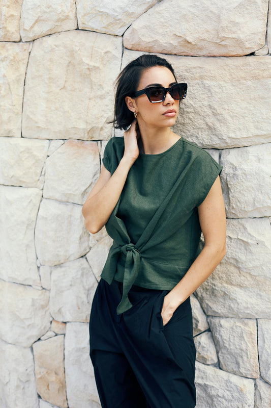 Whitney Tie Top